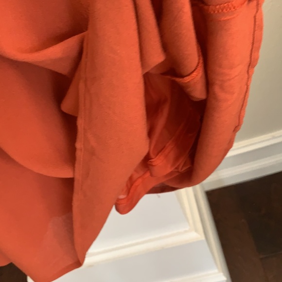 Boutique In Bloom burnt Orange boho midi dress M - Picture 7 of 10